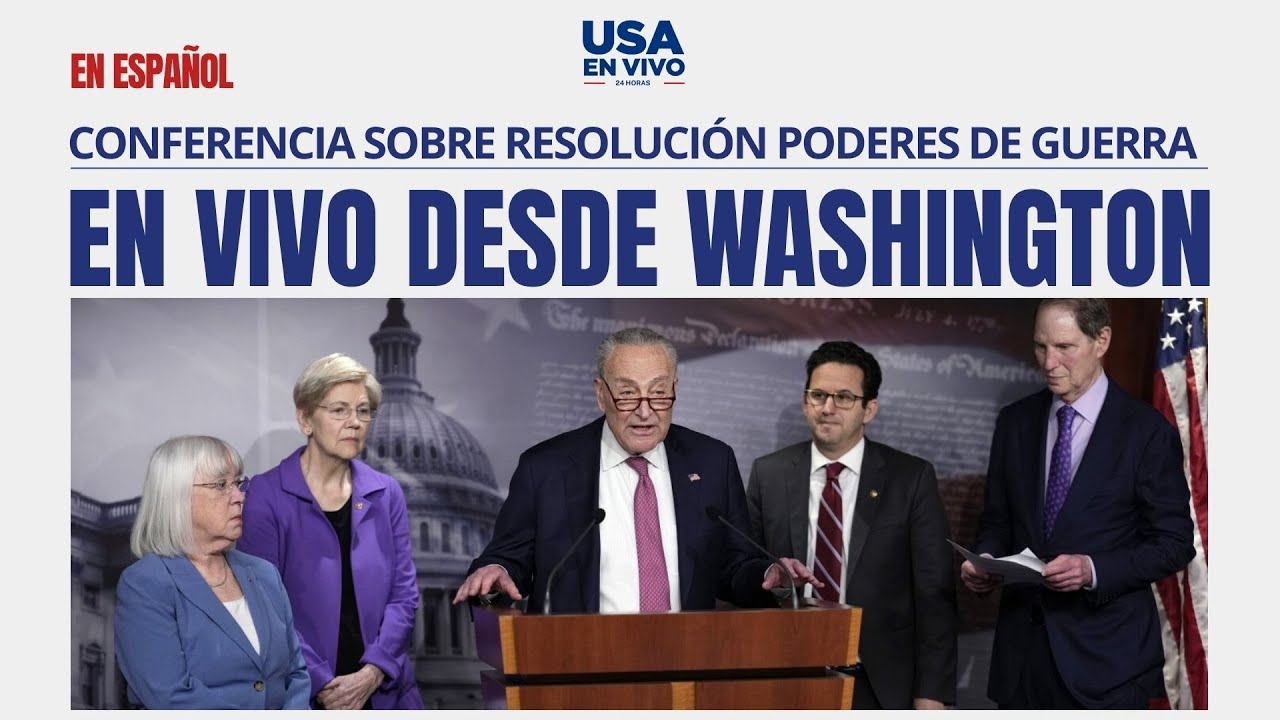 EN VIVO legisladores ofrecen conferencia sobre Resolución Poderes de Guerra Venezuela| USA EN VIVO 🔴