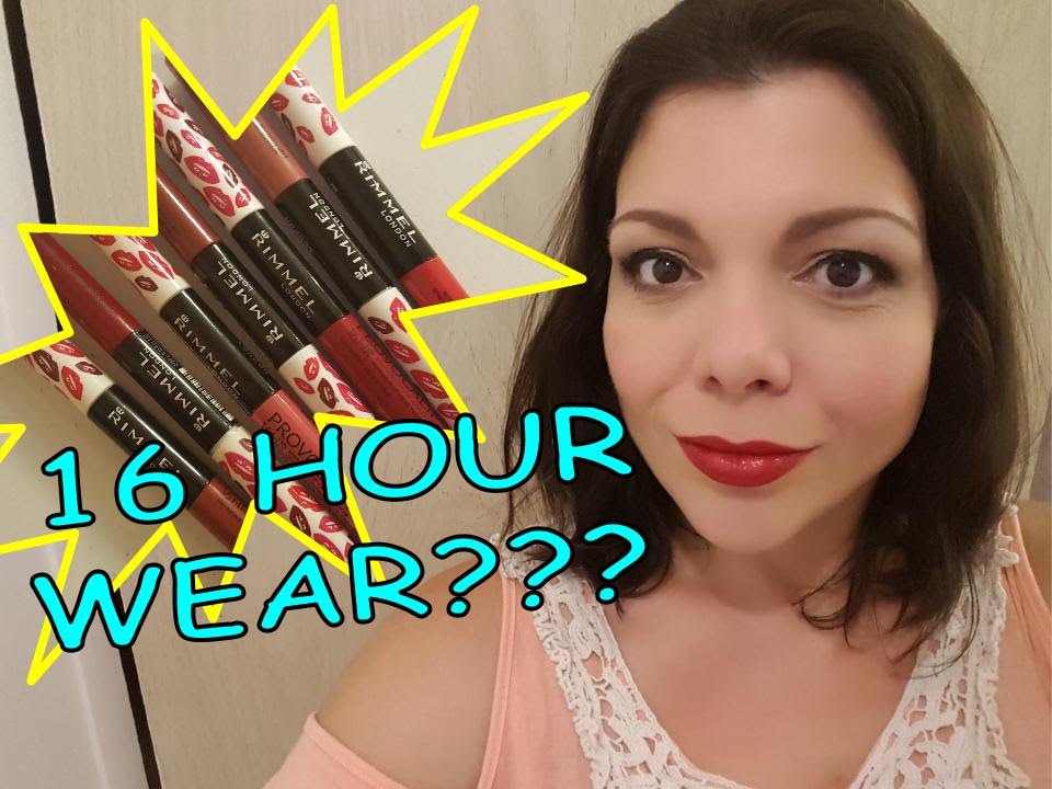 RIMMEL PROVOCALIPS 16 HOUR WEAR LIPSTICK SWATCHES AND REVIEW!!!