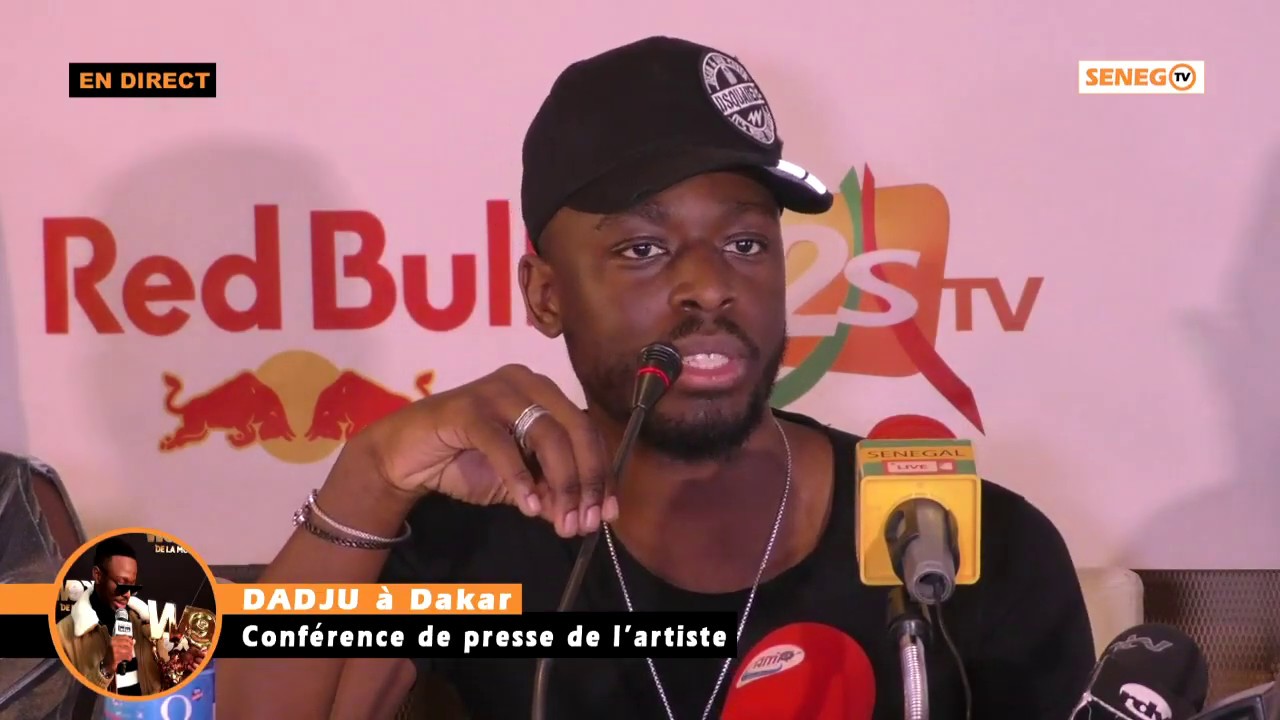 Dadju à Dakar: face à la presse pour son concert au Grand théâtre