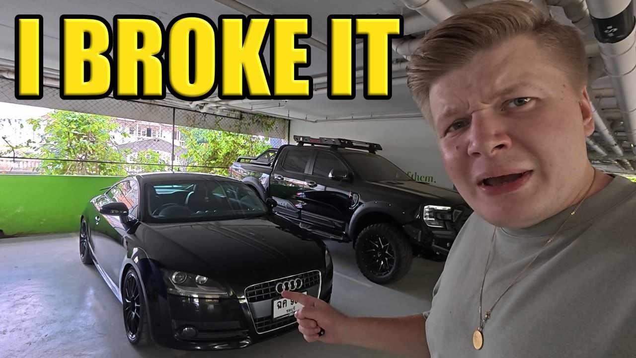 Я уже сломал свою Audi TT.