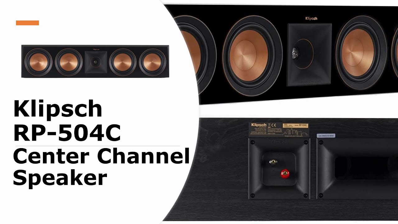 Klipsch RP 504C Center Channel Speaker