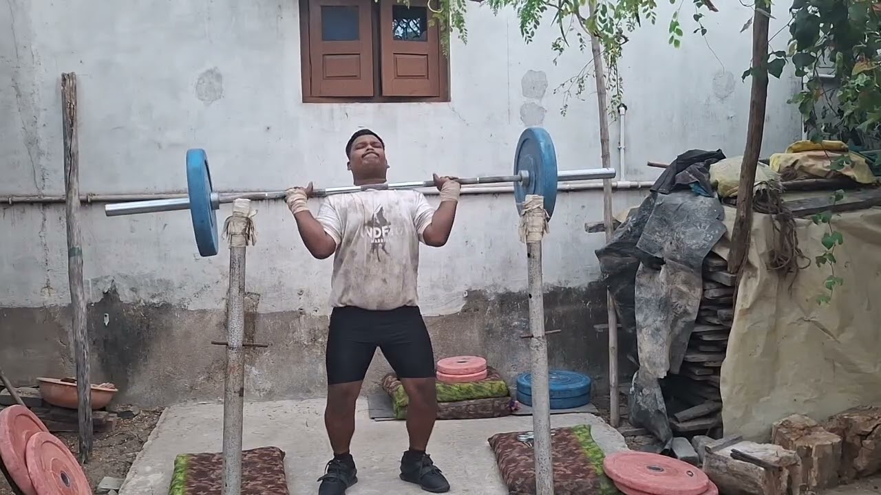 Today evening practice rack jerk weightlifting training videos indian weightlifting 🇮🇳🏋‍♀️ #weight 