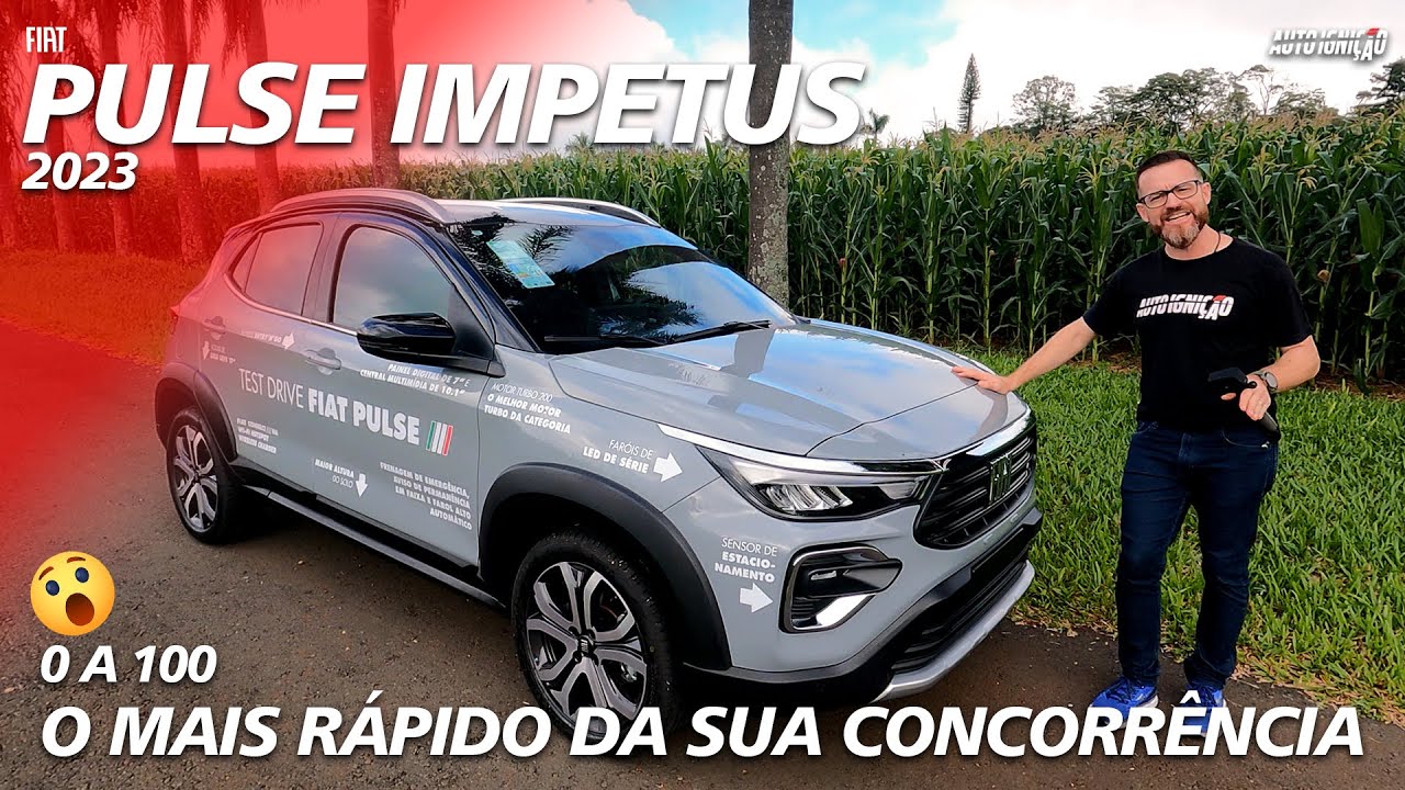 FIAT PULSE IMPETUS 2023 - O Mais Rápido Da Categoria!