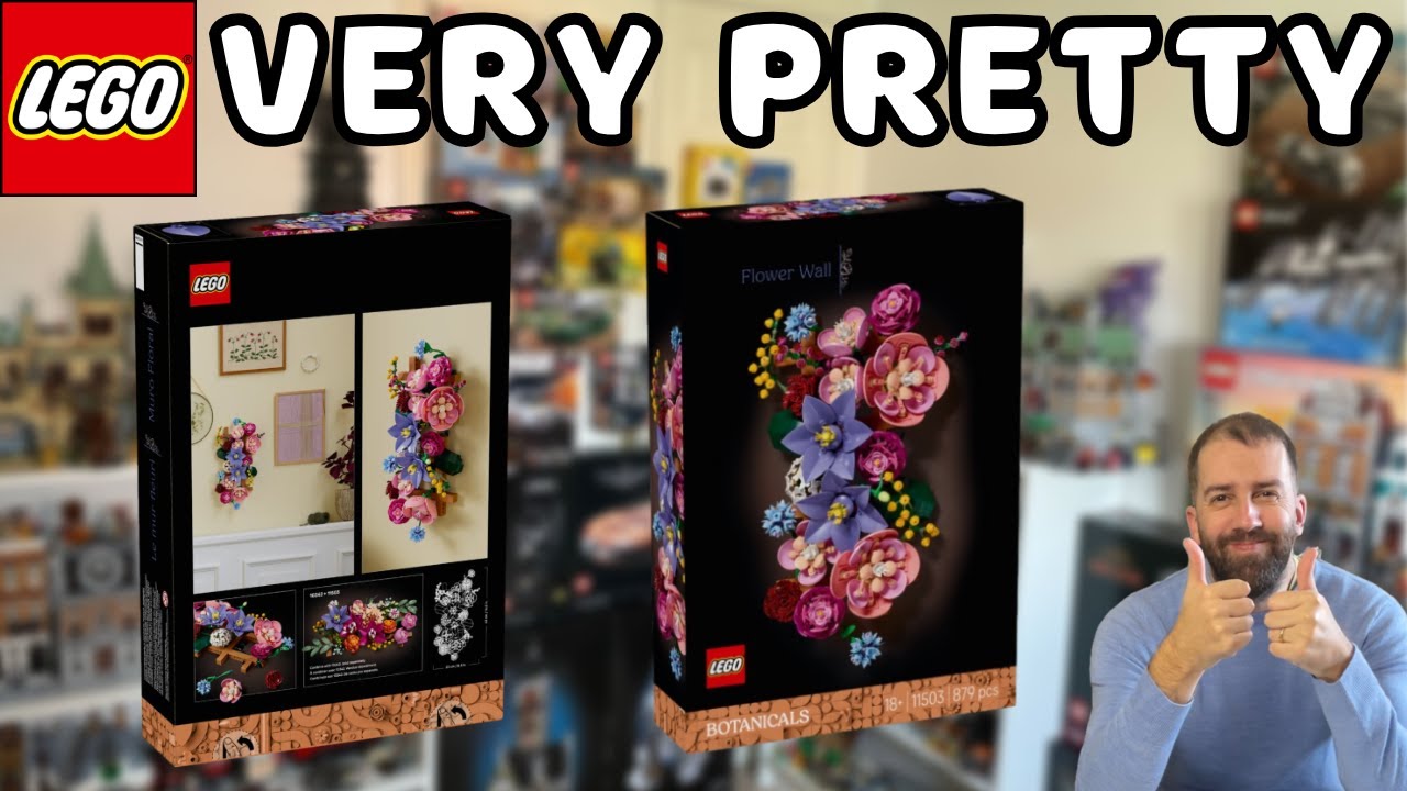 LEGO Flower Wall Set 11503 Officially Revealed