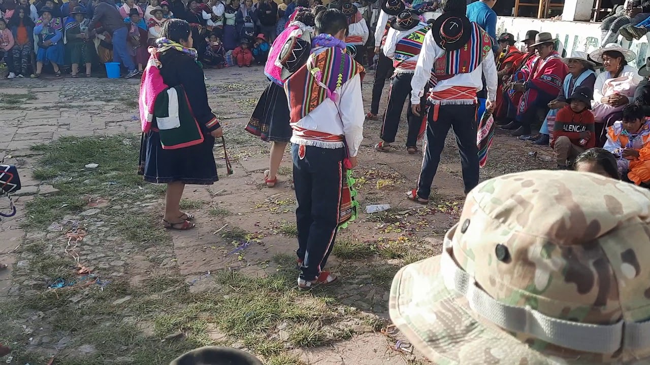 Comparsa Flor de Pampa de TAHUICHO, Tentaciones Cantón CHULLCHUCANI  2021 parte 2.