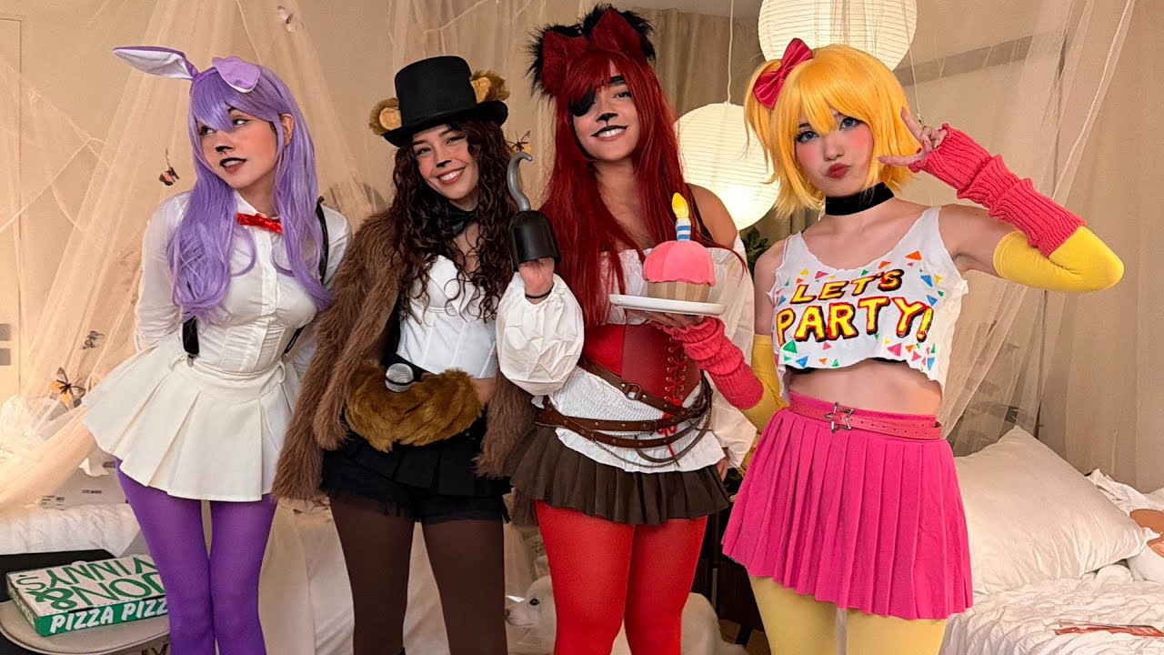 EMIRU COSPLAY w/ VALKYRAE, CINNA AND BONNIE 🩷⭐️ VISITING FOR THE SISATHON WOOHOO :D