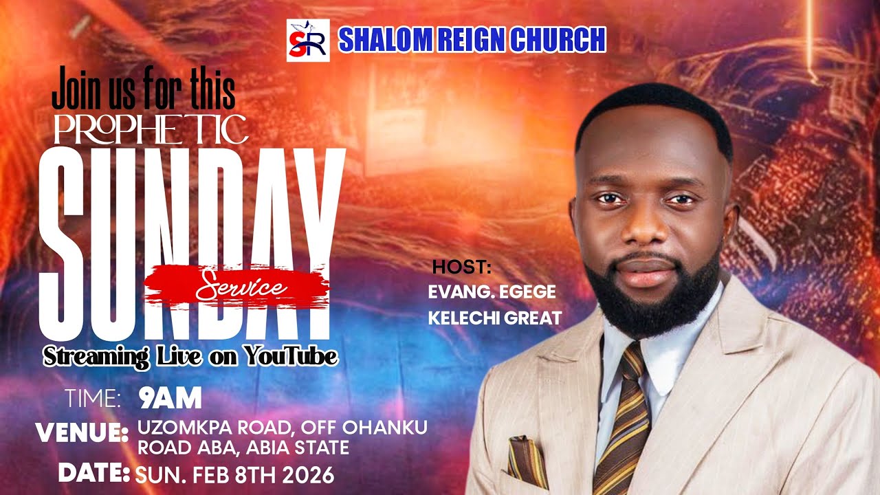PROPHETIC SUNDAY SERVICE BY EVANG EGEGE KELECHI GREAT 