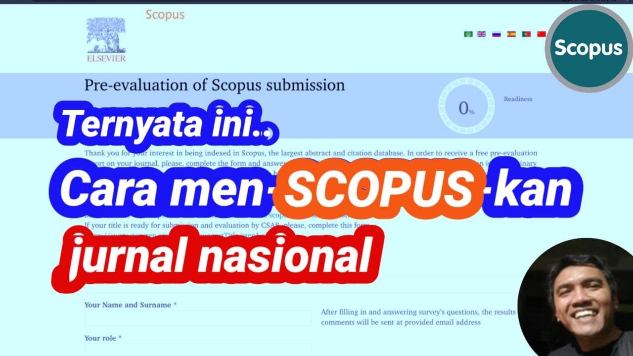 Tutorial OJS: Penuhi Kriteria Ready for Scopus, Jurnal Anda akan Terindeks Scopus