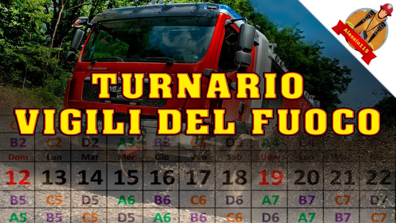 TURNARIO VIGILI DEL FUOCO - Come funziona? 🚒🚨🔥