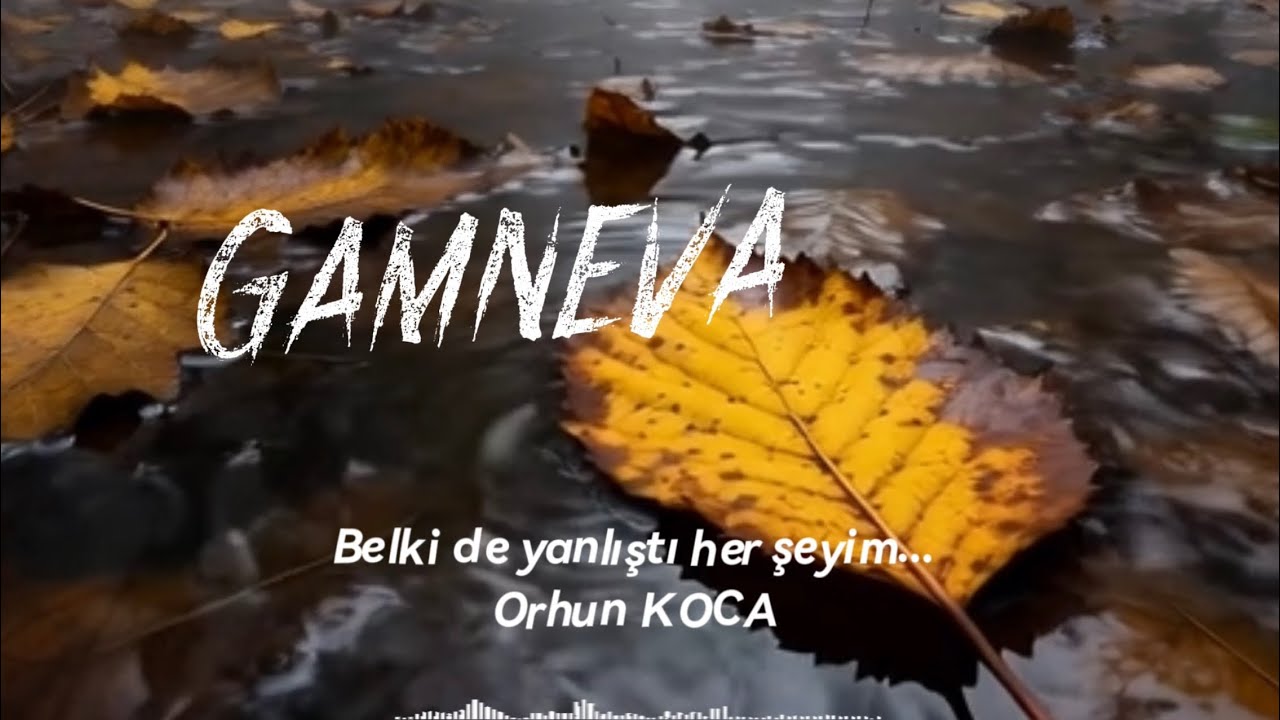 GamNeva - Belki de yanlıştı her şeyim…