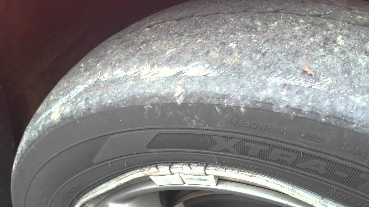 Extremely Bald Tire