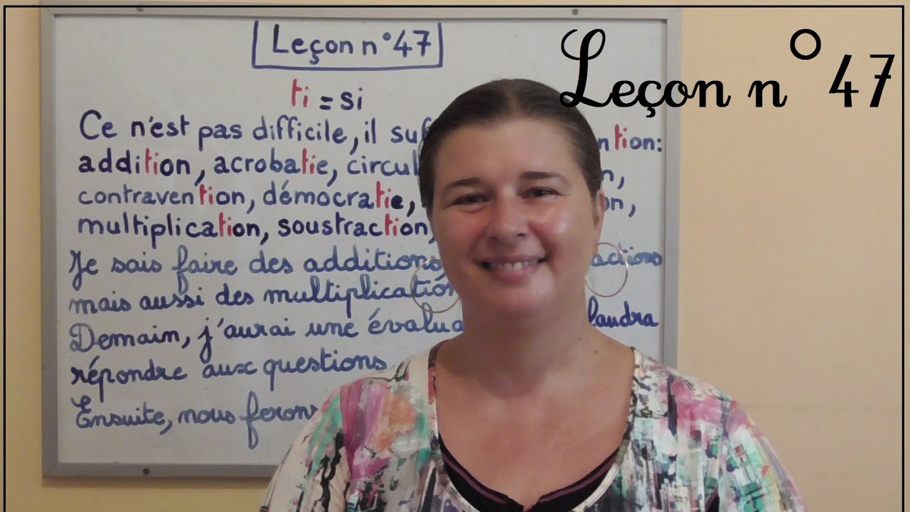 COMMENT LIRE VITE ET BIEN !! Leçon n°47. TI=SI . LEARNING FRENCH PRONUNCIATION!