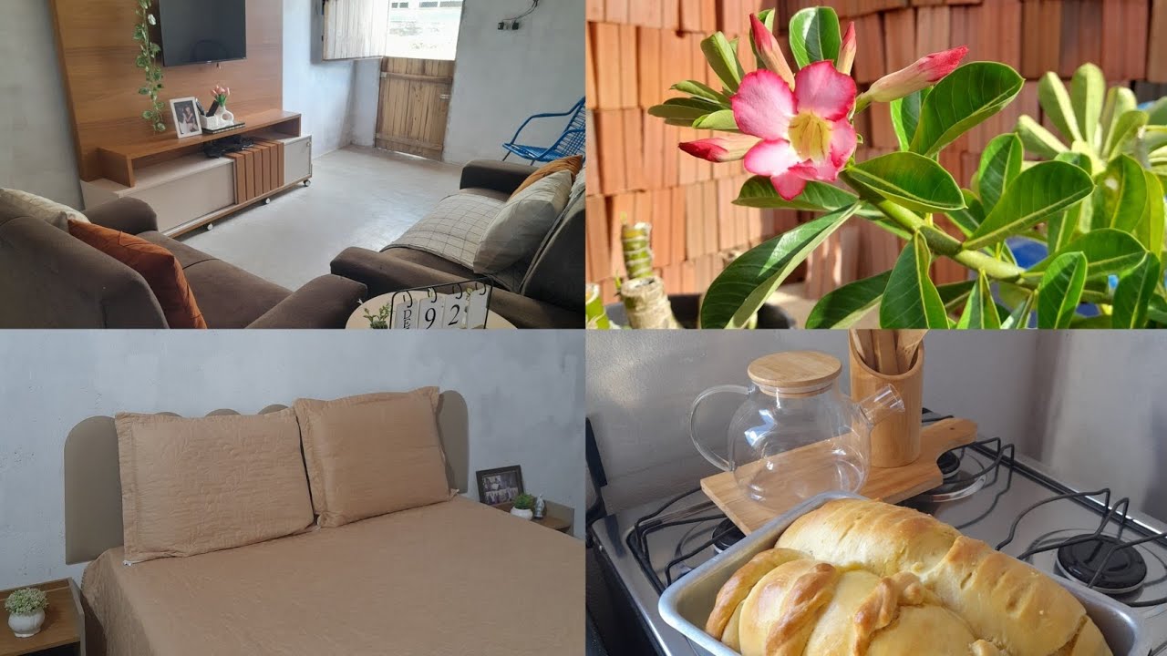 Preparando a casa para receber visita,deixando tudo limpo 🏠🌤🌺🫧🧼 #rotinadodia #limpeza #interior 