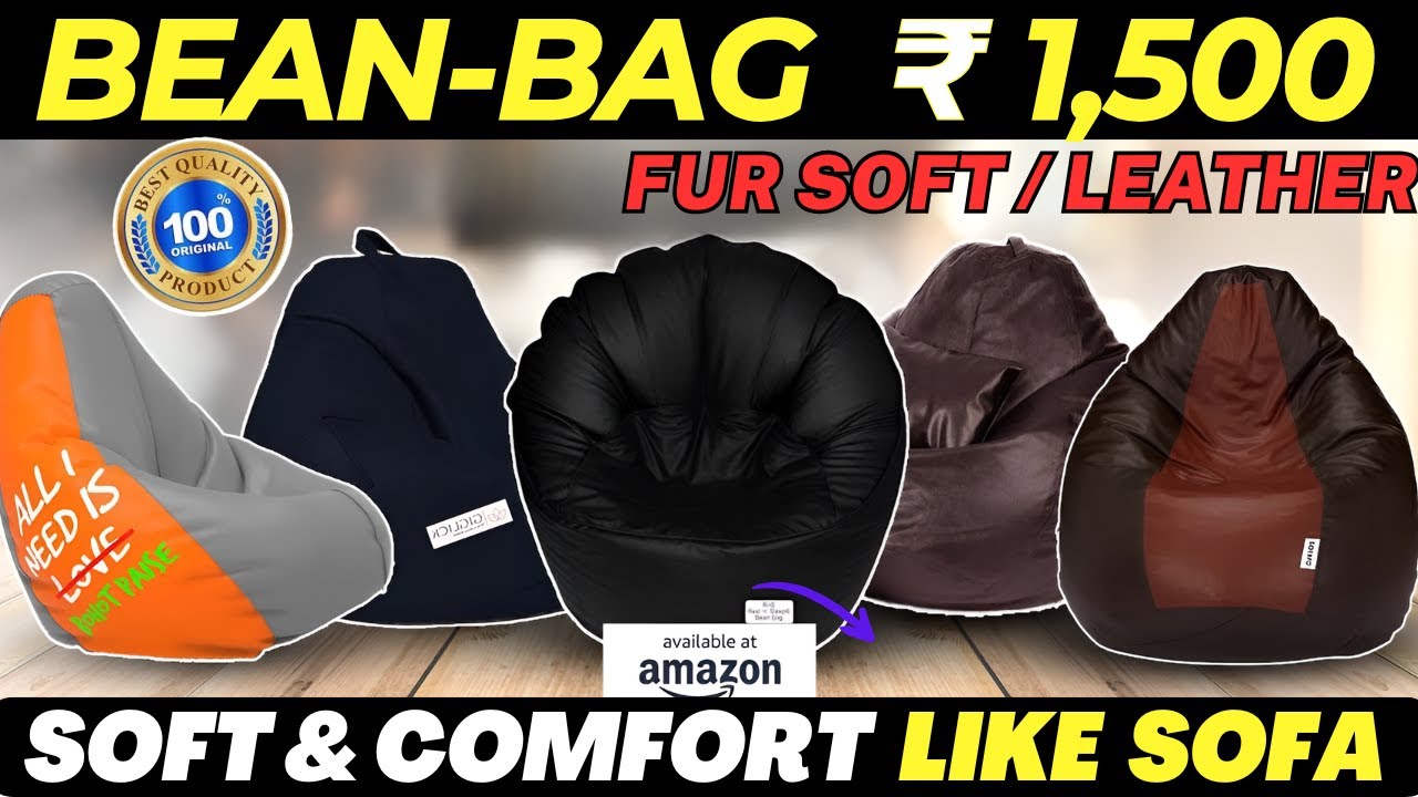 [TOP 3]🔥Best Bean Bags Under ₹1500 🔥Best Bean Bag In 2026⚡Best Bean Bags on Amazon/Flipkart⚡