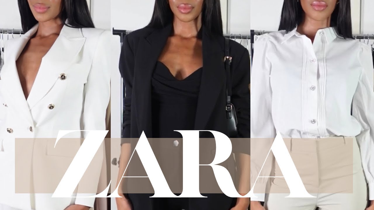 AUTUMN/FALL 2022 NEW IN ZARA FEMININE ELEGANT BLAZERS AND SMART WEAR TRY ON HAUL