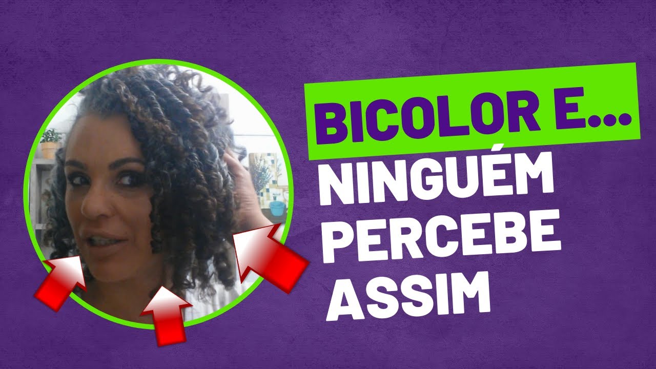 Como CAMUFLAR Cabelo 2 CORES(...Truque de Grisalha)