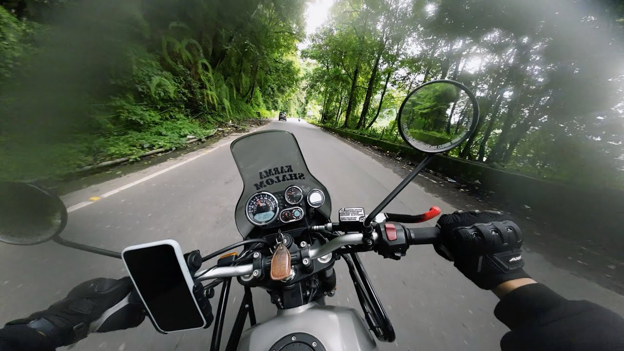 Royal Enfield Himalayan 411 POV Ride 🏔️ | Pure Engine Sound | No Music No Talk