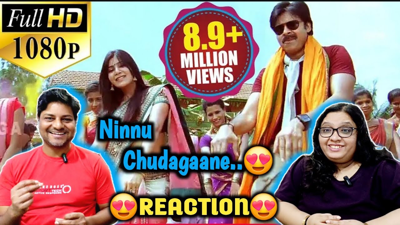 Ninnu Chudagaane Full Video Song Reaction | Attarintiki daaredi movie songs| Pawan Kalyan, Samantha