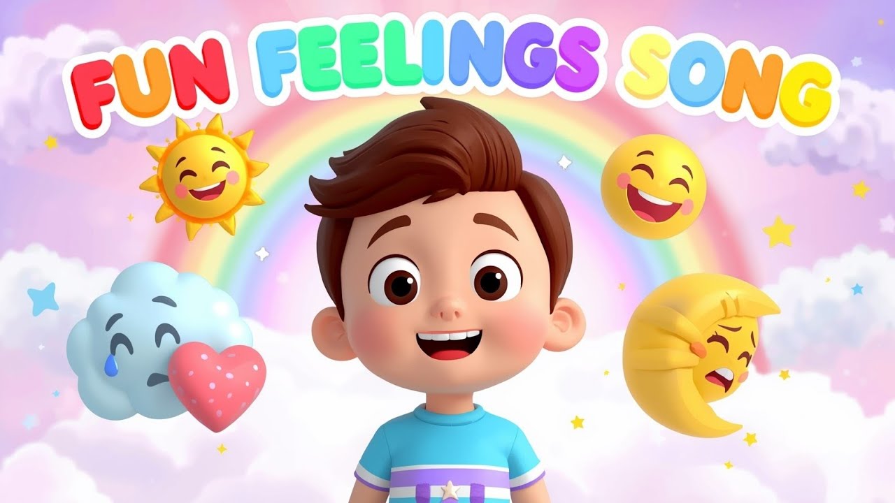 Emotions Song for Kids 👶🏻 | Happy, Sad, Angry & Kind | Fun Learning Rhyme ❤️