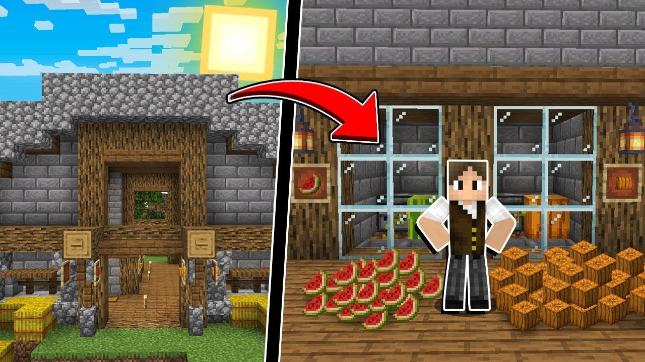 Minecraft Origens #52: O NOVO CELEIRO E AS FARMS AUTOMÁTICAS DE ABÓBORA E MELANCIA!
