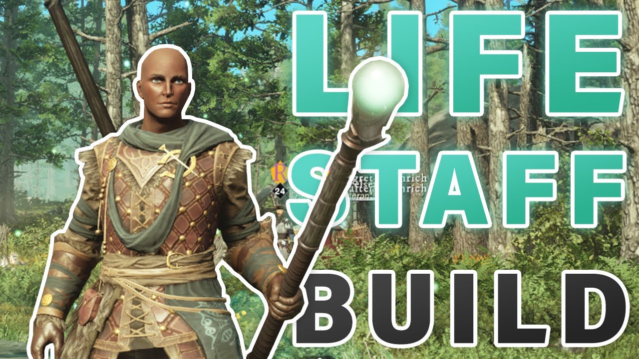 How to HEAL with Life Staff Build | Tips ► New World