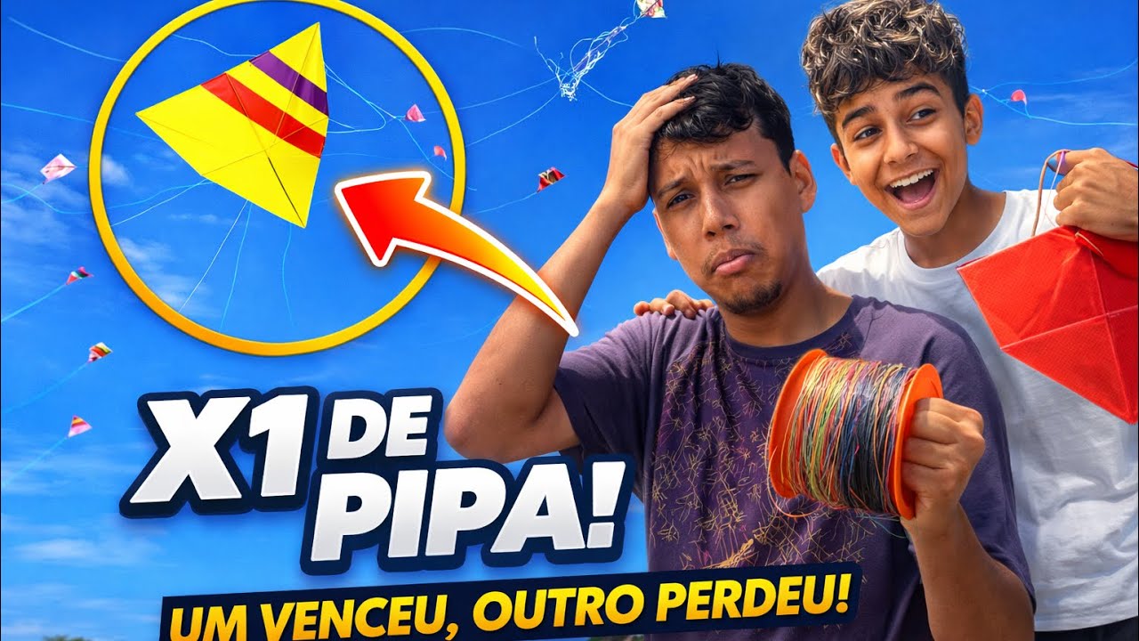 X1 DE PIPA INSANO! Vitor Sai na Frente, Arthur Vira e o FINAL É SURPREENDENTE 😱🪁