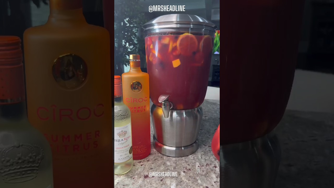 Mothers Day Sangria  #texas #sangr&iacute;a #stellarosa #beyonce #oversized #recipe #drinks #cocktail #wine