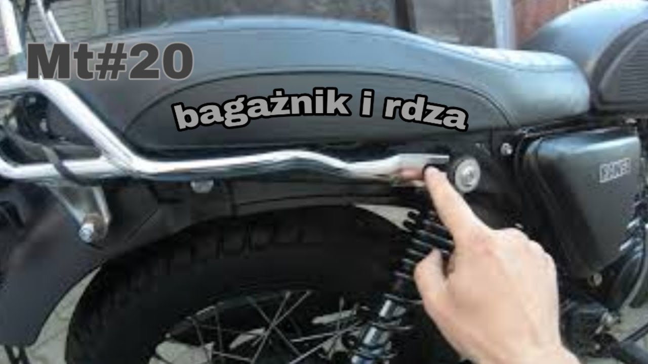 Mt#20 /junak raw50/ bagażnik, rdza,