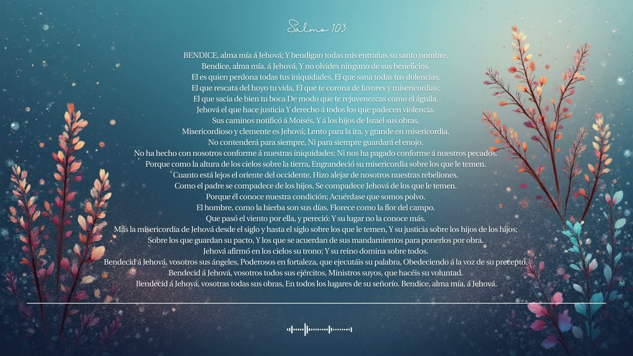🌿 Salmo 103 | Bendice al Señor | Canto bíblico CCM · Shuli Bible