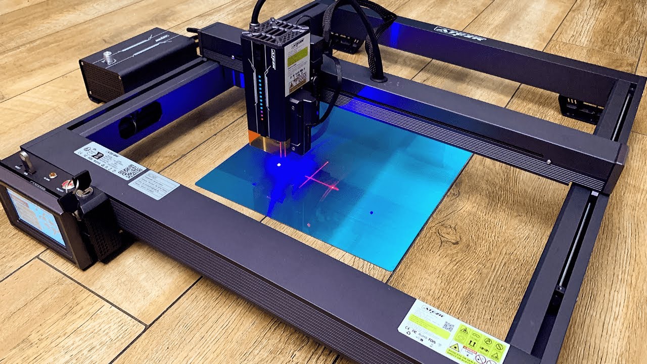 Super blue laser machine , ATEZR L2 36W LASER ENGRAVER