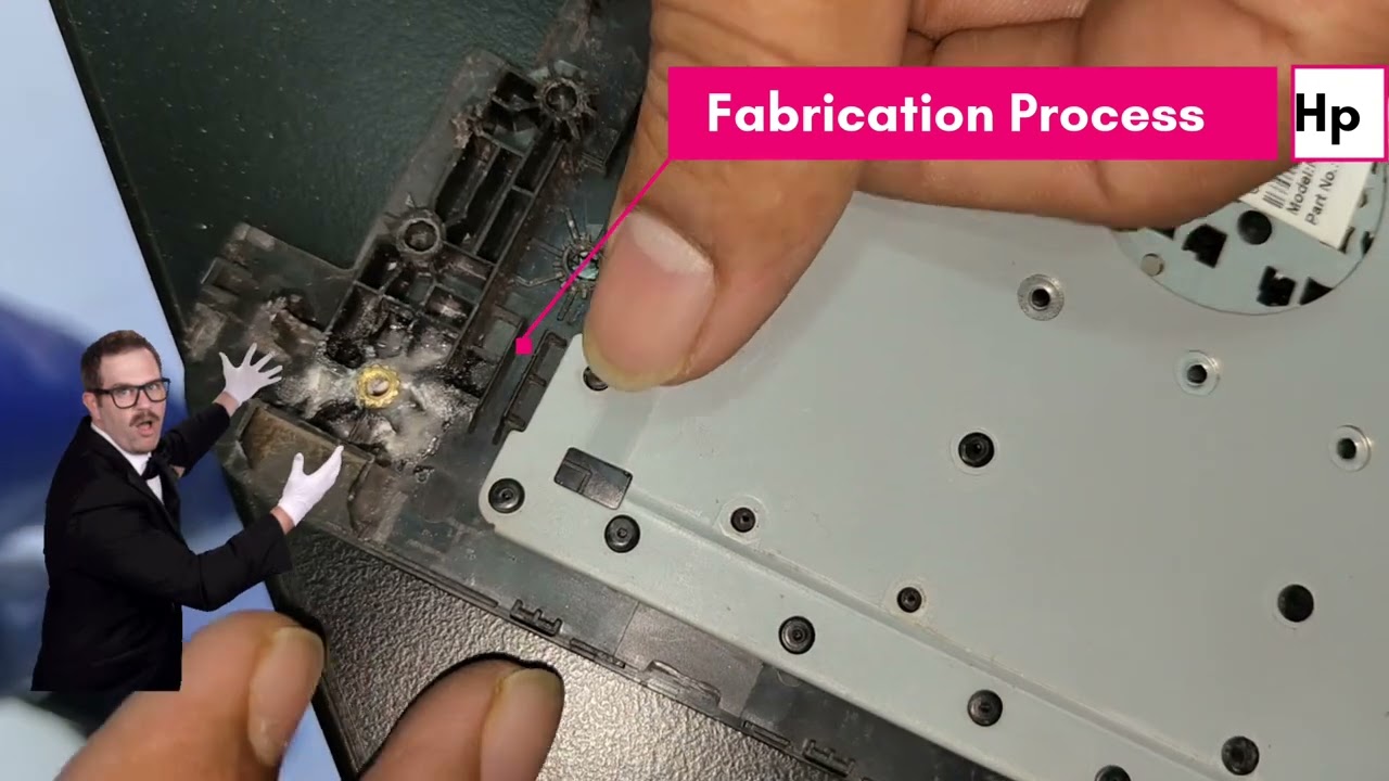 Hp Laptop Body/Hinge Break (Fabrication At Home)