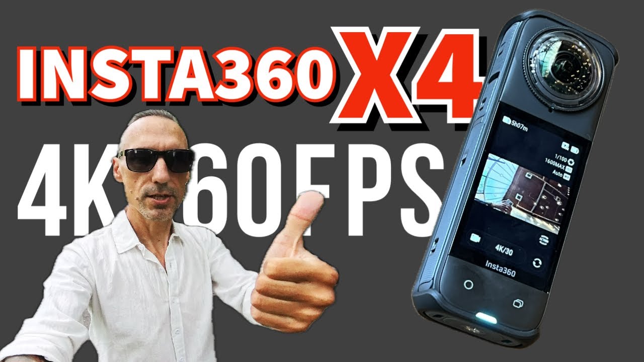 Лучше чем GoPro? Экшен камера Insta360 X4 в формате 4К 60fps HDR H265