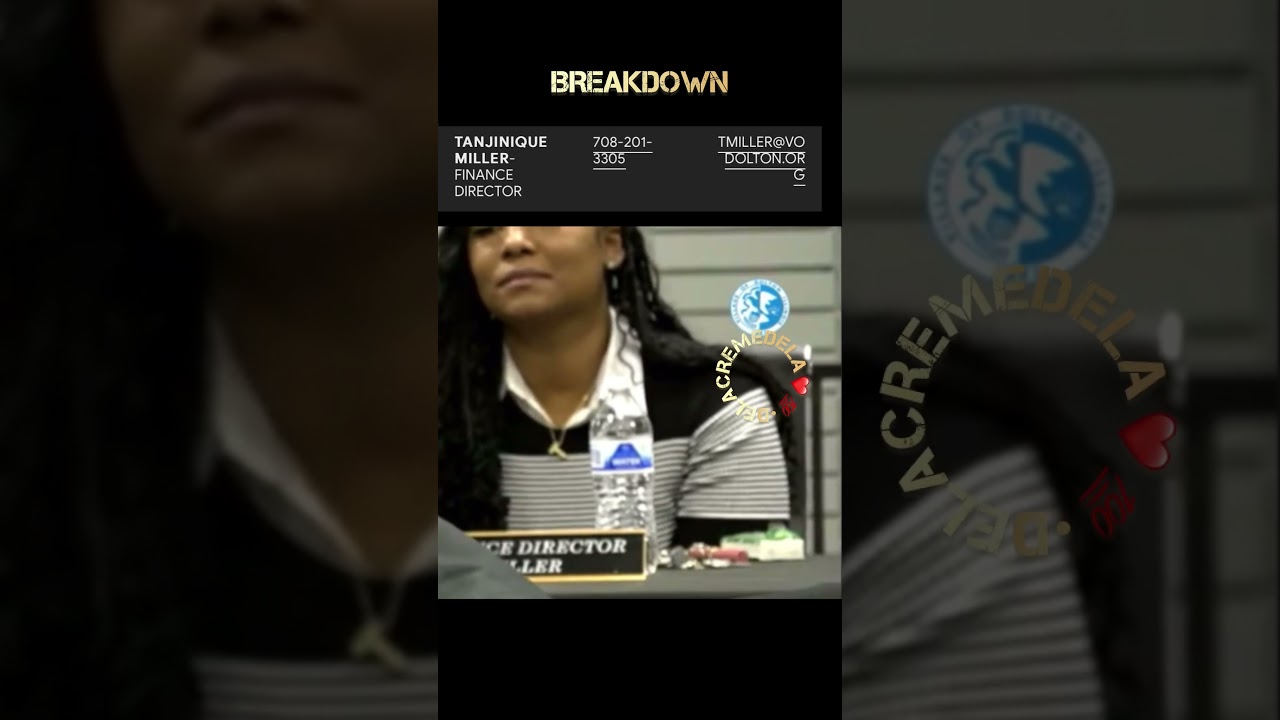 Mayor. Tiffany Henyard , looks like you forgot to cover your tracks.