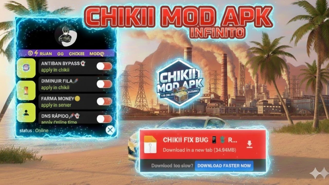 O Fim das Filas! Chikii MOD APK com Tudo Liberado