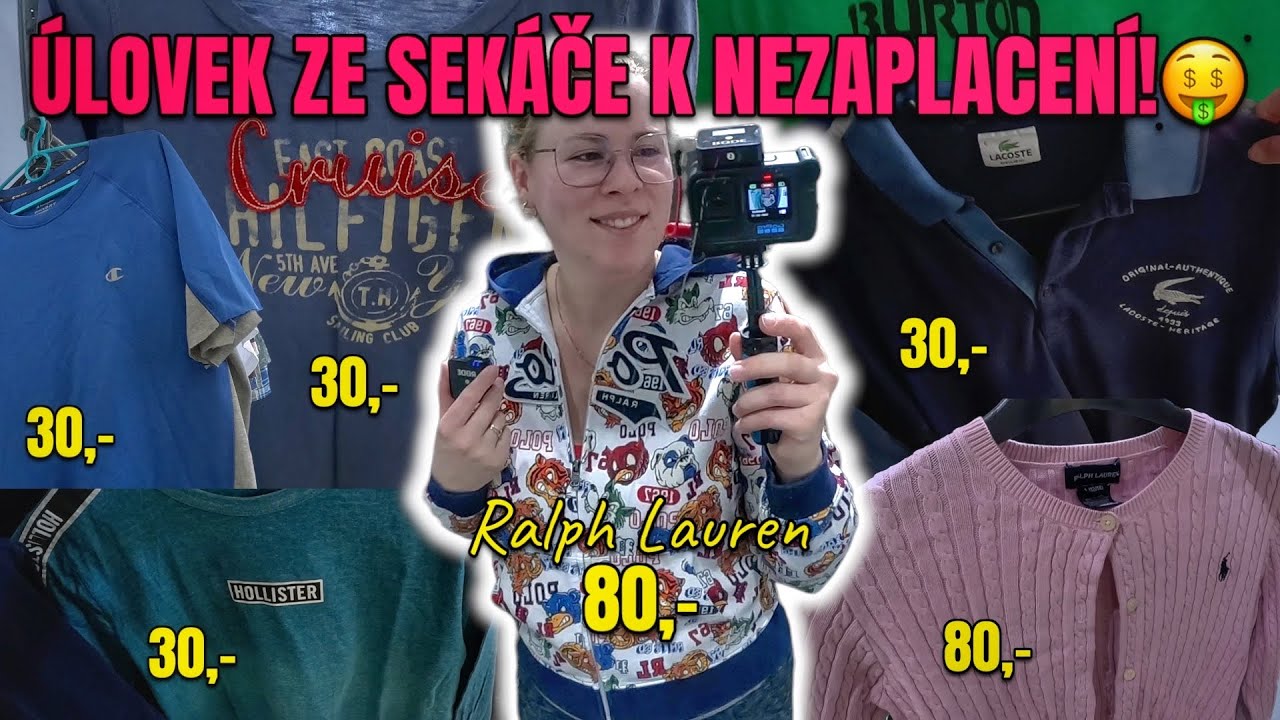 MILUJU TUHLE RALPH LAUREN MIKINU😍 LUXUSNÍ RAKOUSKÝ SEKÁČ 30,-Kč ZA KUS!🤯 KONEČNĚ TEXTILE HOUSE!