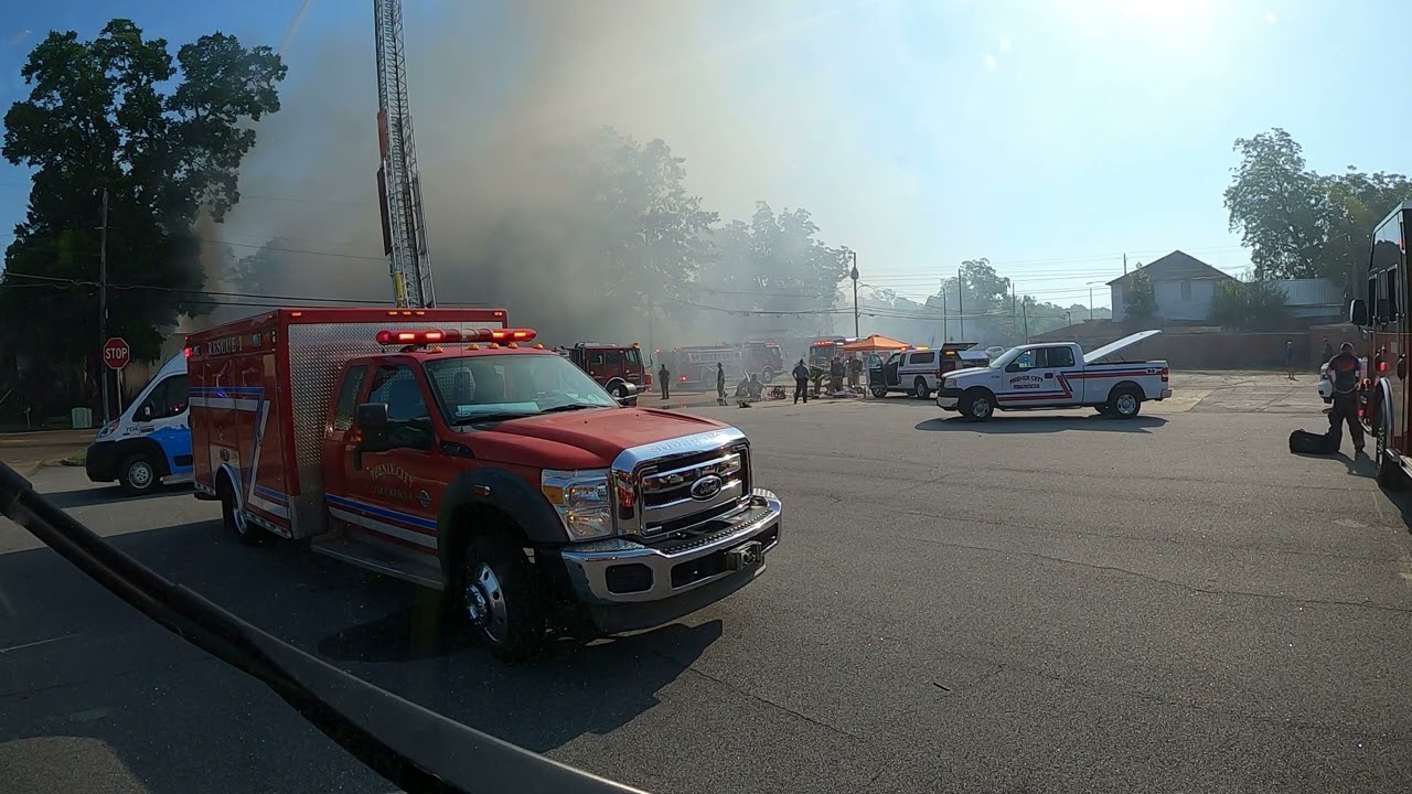 SSFR - Mutual Aid Warehouse Fire *Helmet Cam*