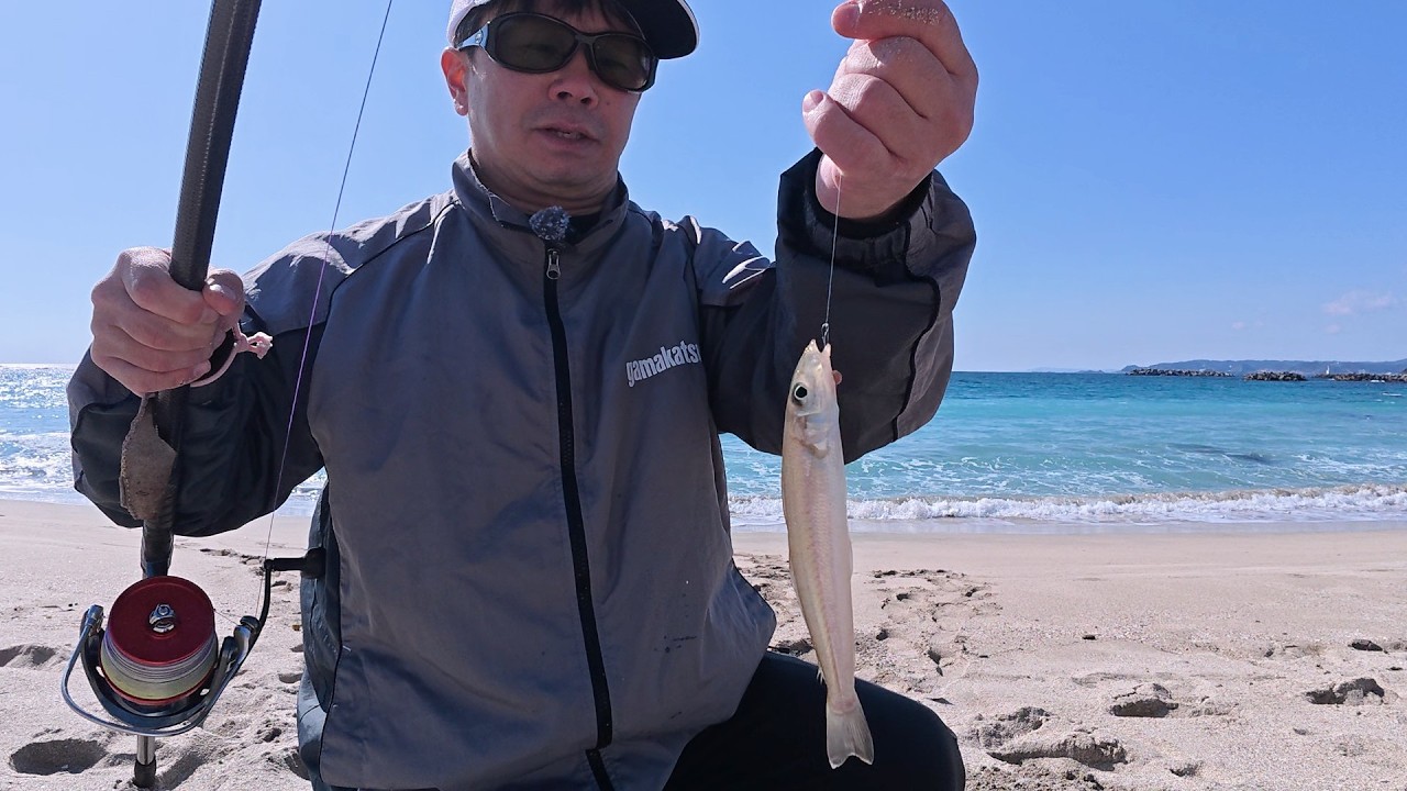 【シロギスの投げ釣り】久しぶりに釣りしてきました。2月は厳しい～。