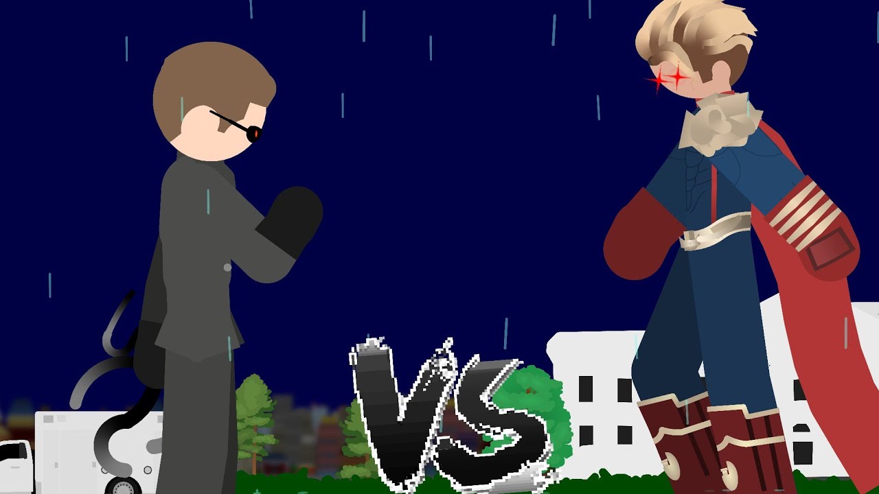Wesker VS Homelander (Resident Evil X The Boys) Stick Nodes Animation