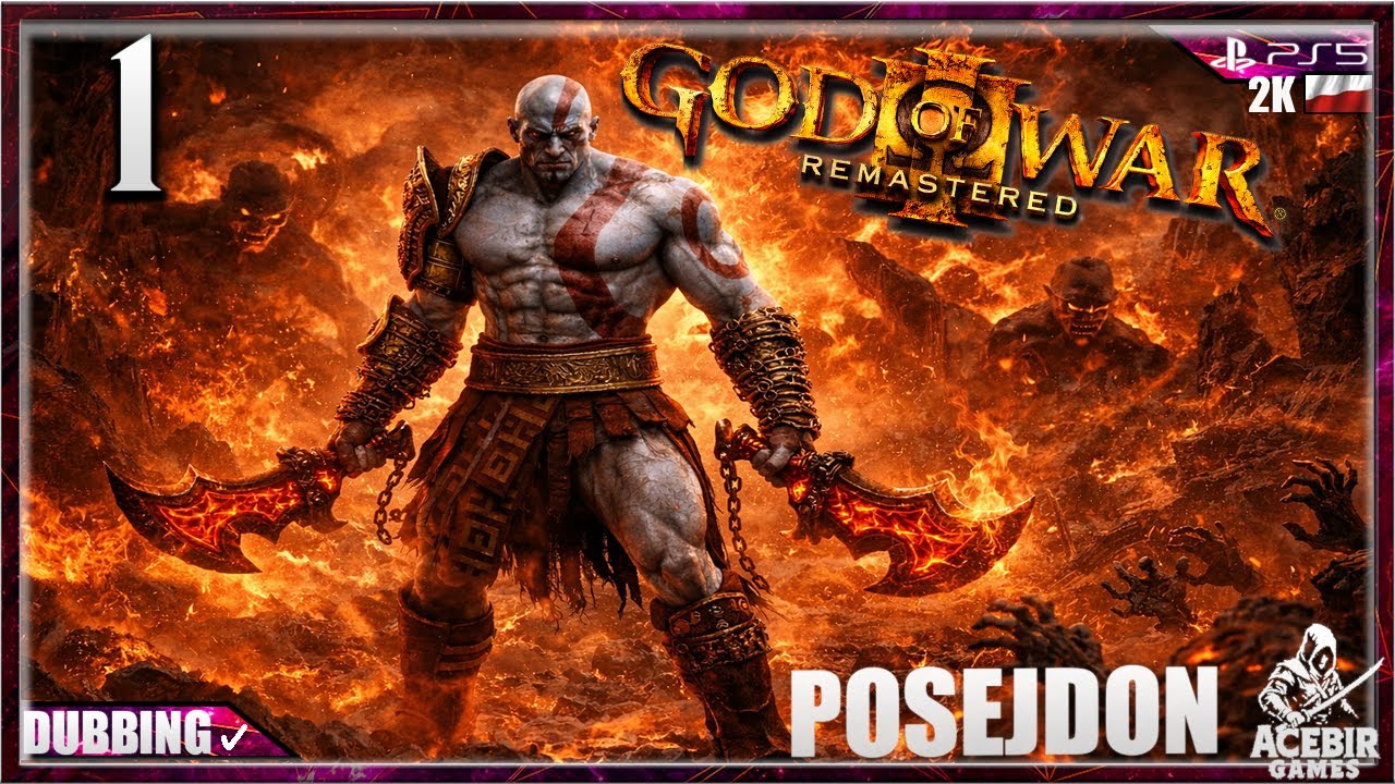 SPOTKANIE Z BOSSEM!  POSEJDON W AKCJI  |GOD OF WAR 3 remastered  |#1|PL -PS5  -2K - DUBBING