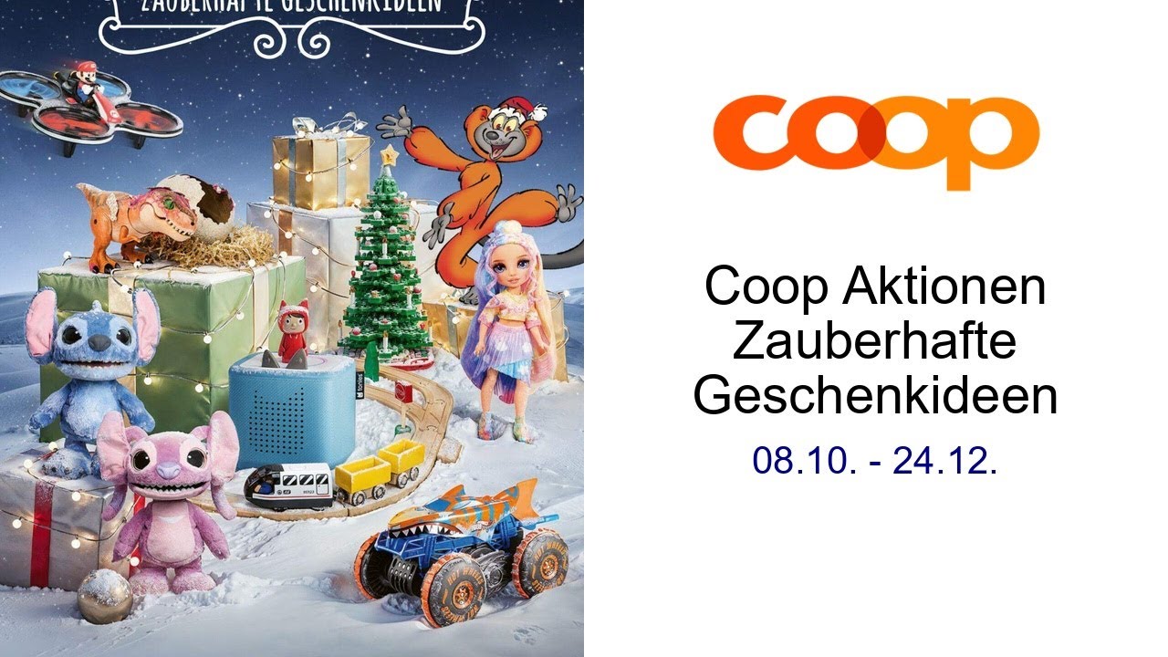 Coop Aktionen Zauberhafte Geschenkideen 08.10. - 24.12.