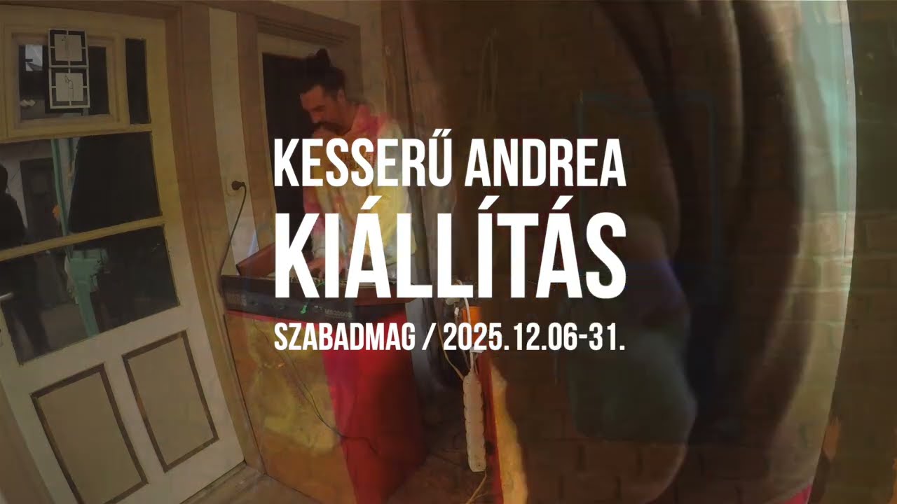 Vajda - Pantali Kesserű Andrea kiállításmegnyitóján