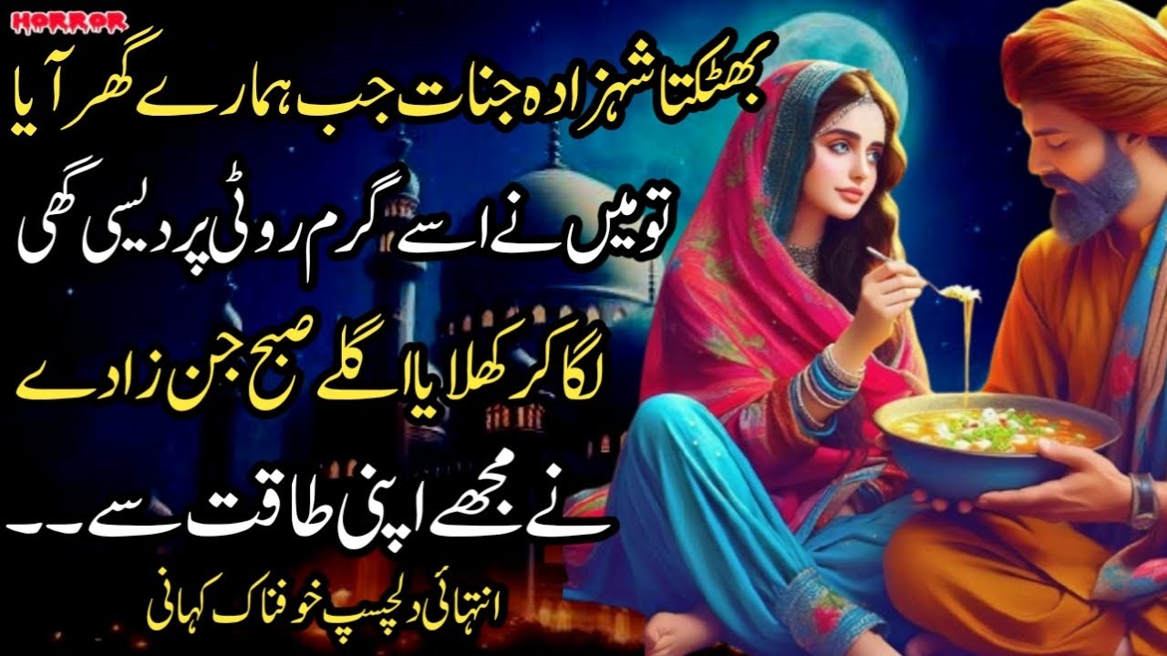 Bhatakta Shehzad Jinnat Jab Hmary Ghar Aya Tw Meiny Usy Garm Roti Per Desi Ghee Lga Kar Khilaya