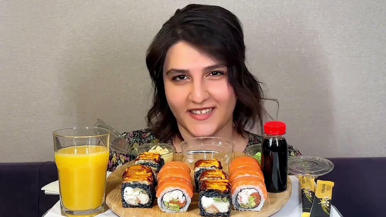 MUKBANG | КАК Я ИЗМЕНИЛАСЬ? #asmr #mukbang #sushi #rolls #streetfood