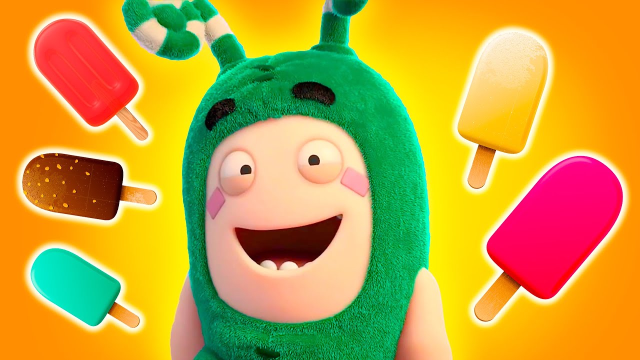 Oddbods Enjoying Spring Time With Ice Cream | BAHARU | Kartun Lucu Untuk Kanak