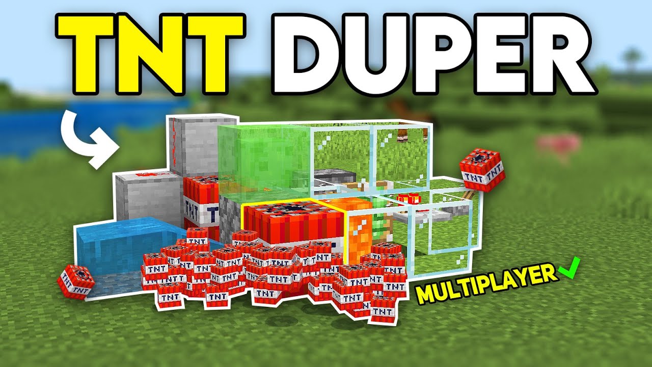 NEW TNT DUPER FARM in 1.21 Minecraft Bedrock !