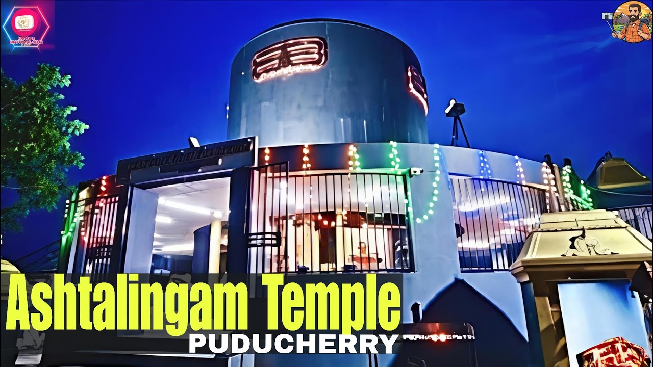 Ashtalingam Temple in Puducherry, Katterikuppam || 31 Feet Shiv Lingam Temple @pathaniasaab143 