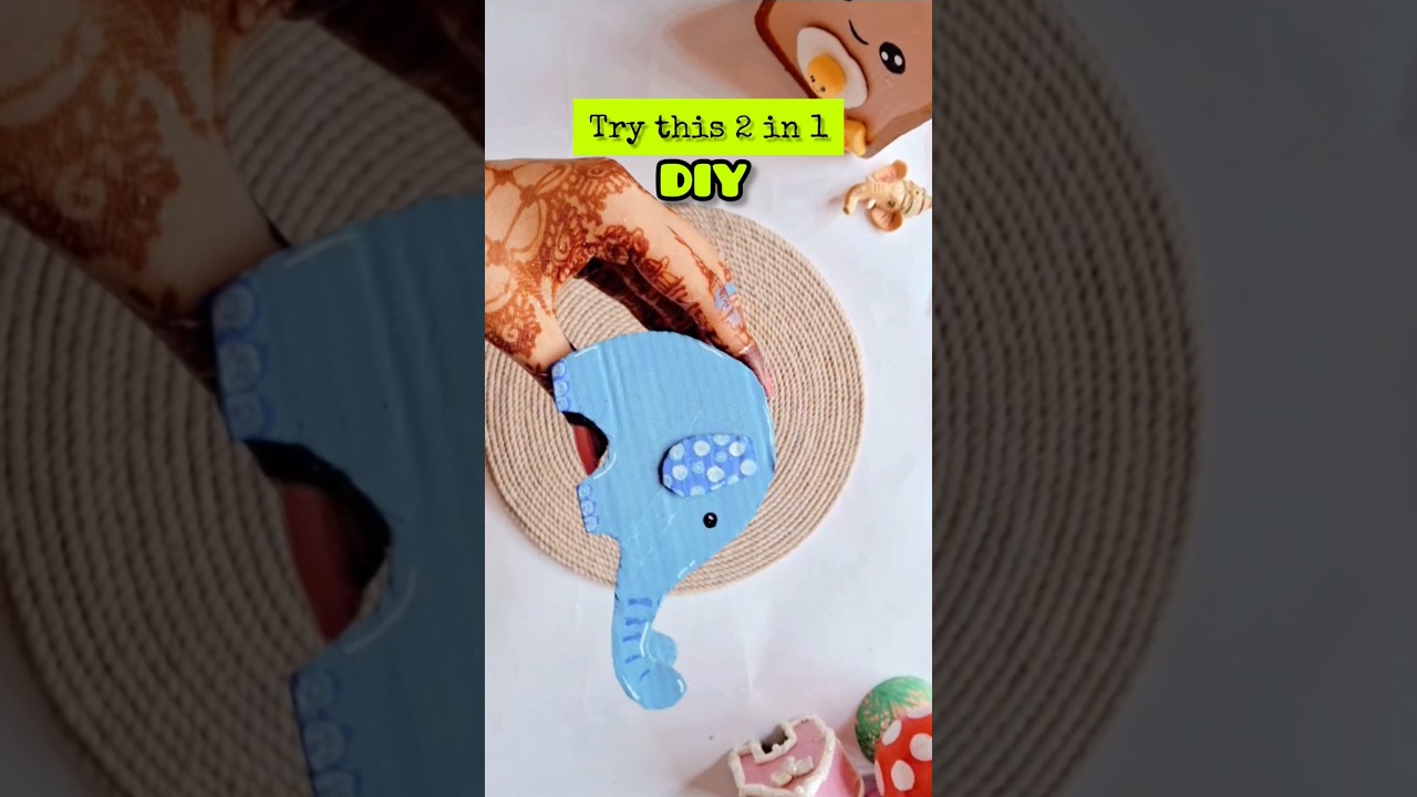 DIY 2 in 1 Pen Holder &Mobile Stand!💡 #shorts #viralvideo #diy #craft