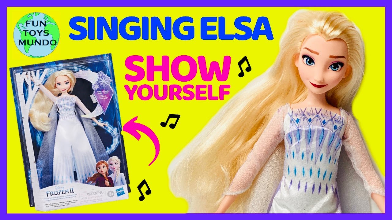 NEW Disney's Frozen 2 Musical Adventure Elsa Doll! Singing Show Yourself