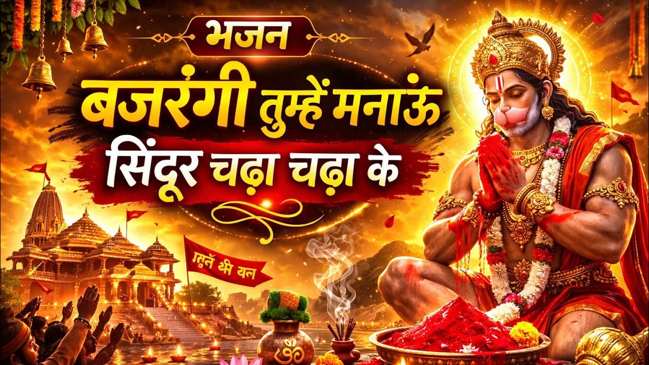 बजरंगी तुम्हें मनाऊँ सिंदूर चढ़ा-चढ़ा के | Hanuman Bhajan | Pavan putra Hanuman bhajan