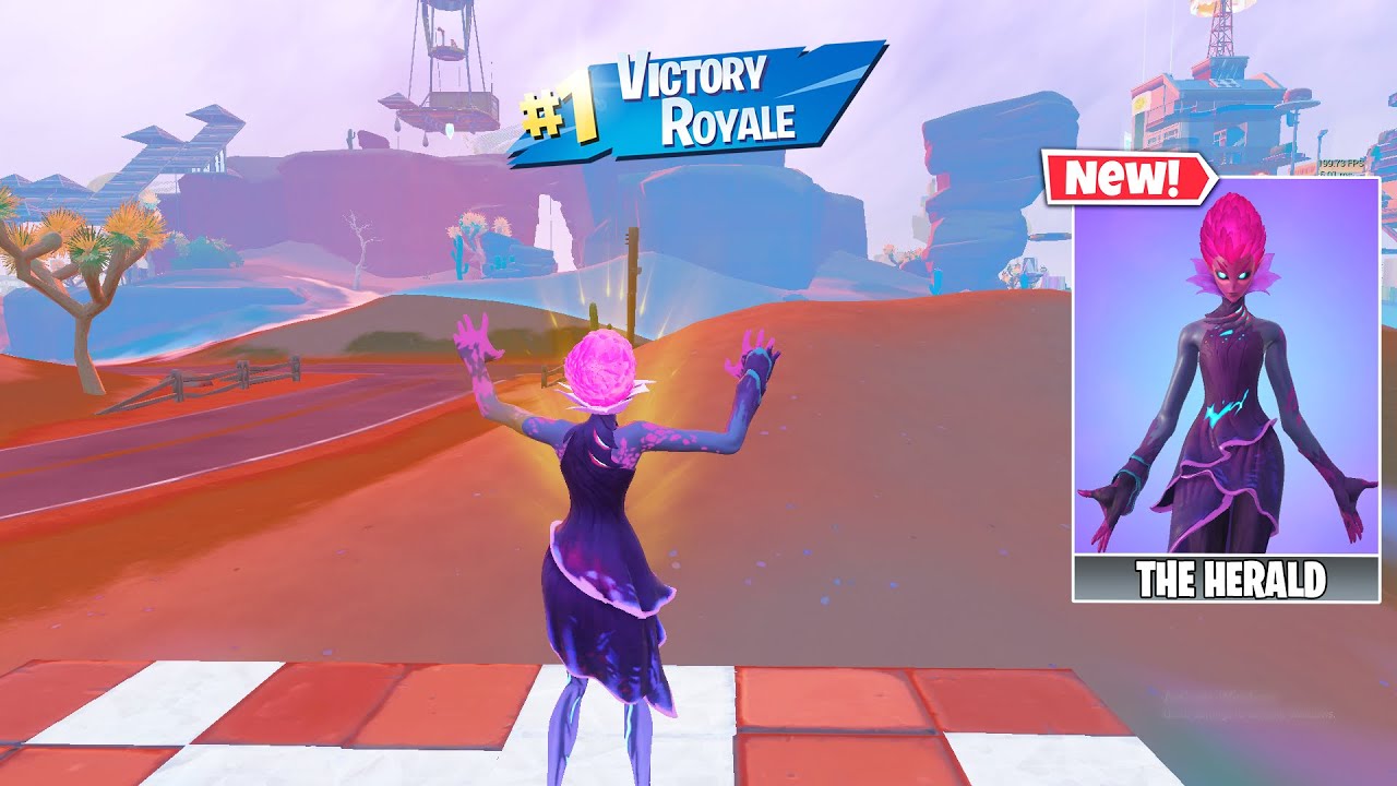 *NEW* SECRET BATTLE-PASS SKIN GAMEPLAY! (The Herald)